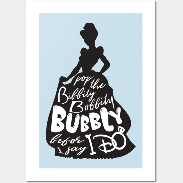 bridal shower bachelorette party princess bride Wall Art by HeyListen